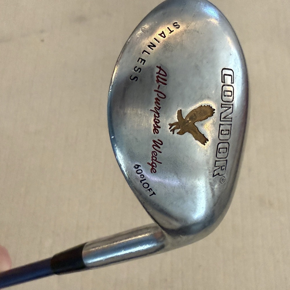 Condor Stainless All Purpose Wedge 60° Stragoon Low Torque Golf Club USA